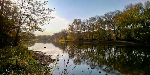 The Crow river near Rockford MN